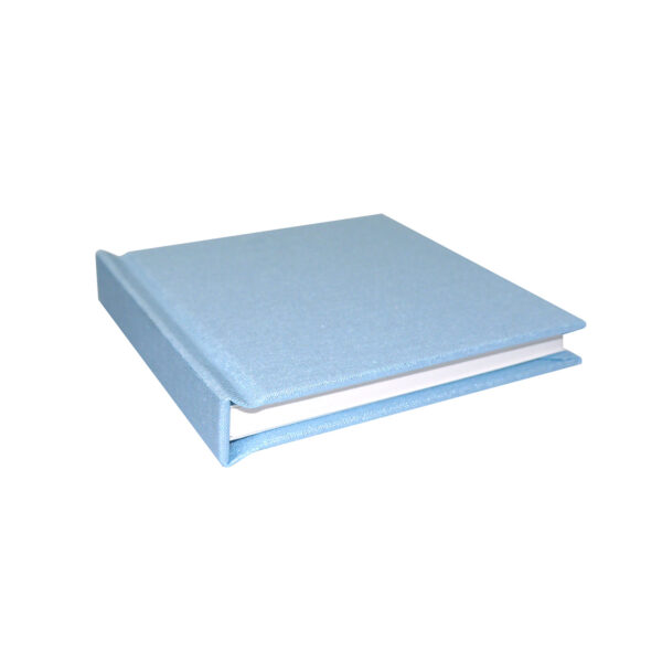 AP TexBook Álbum de Pegar 10x10 cm Tela Azul con 20 páginas blancas