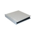 AP TexBook Álbum de Pegar 10x10 cm Tela Plata con 20 páginas negras