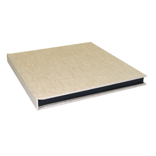 AP TexBook Álbum de Pegar 29x29 cm Tela Lino con 20 páginas negras
