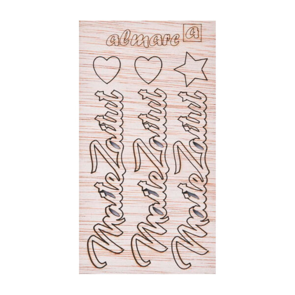 AP Letras Adhesivas de Madera Kit para personalizar Mod. Maite Zaitut