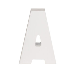 AP Letra Decorativa MDF - Letra A   7x10  Blanca