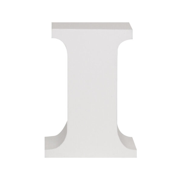 AP Letra Decorativa MDF - Letra I  15x18  Blanca