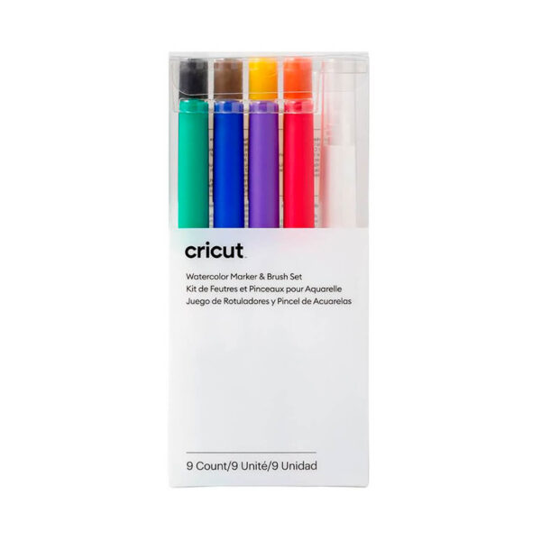 Cricut Rotuladores efecto acuarela 1.0 Pack 9 u.