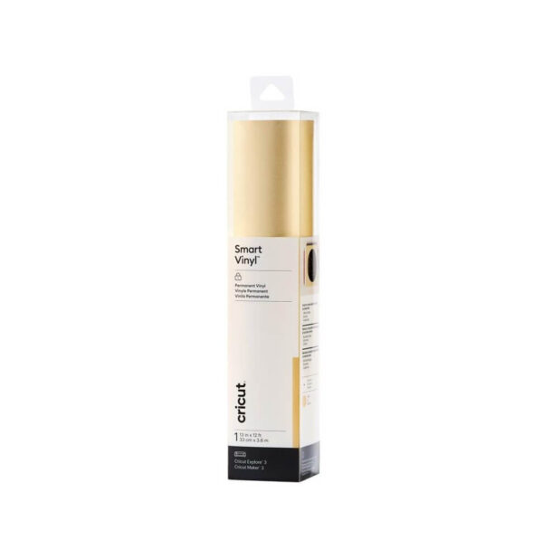 Cricut Vinilo Adhesivo Permanente brillante Smart Gold 33x366 cm