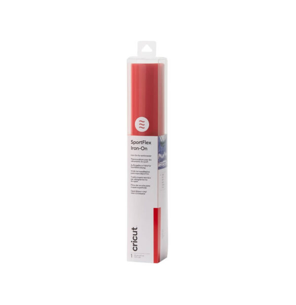 Cricut Vinilo textil Sportflex Iron on Rojo 30