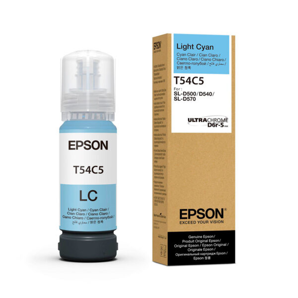 Epson SureLab SL-D500 Bote Tinta T54C5 Cian Claro 70 ml