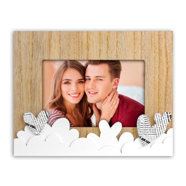 Goldbuch Romina Horizontal Marco Fotos Madera  10x15 cm Blanco