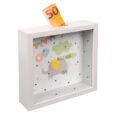 Goldbuch Money Box Welcome Little One Marco Fotos Madera  18x18 cm Blanco