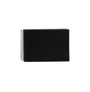 Goldbuch Bella Vista Álbum de Pegar 24x17 cm Espiral 40 hojas negras Negro