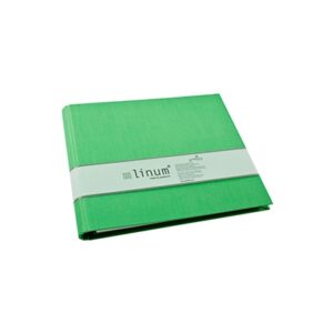 Goldbuch Linum Guest Álbum de Pegar Espiral 29x23 cm 50 hojas blancas Verde Claro