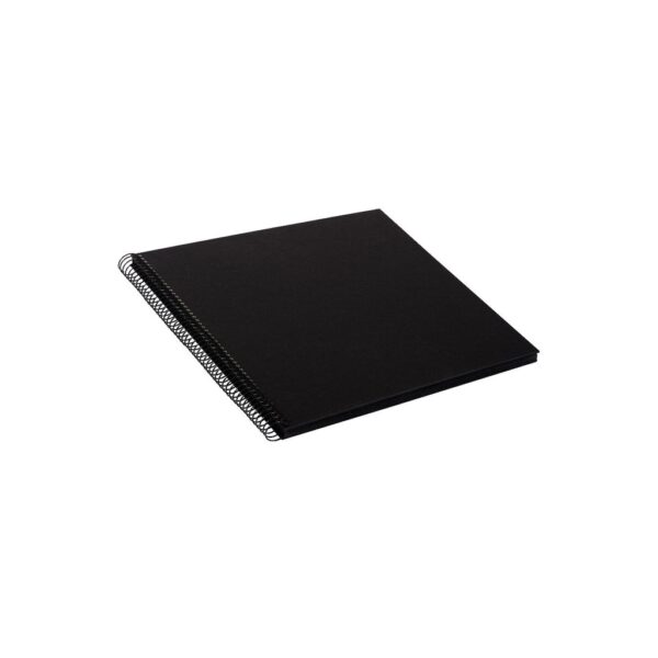 Goldbuch Bella Vista Álbum de Pegar 35x30 cm Espiral 40 hojas negras Negro