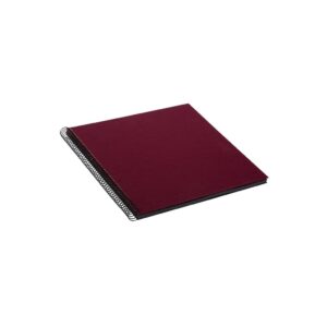Goldbuch Bella Vista Álbum de Pegar 35x30 cm Espiral 40 hojas negras Burdeos