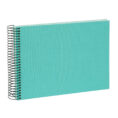 Goldbuch Bella Vista Álbum de Pegar 24x17 cm Espiral 40 hojas blancas Aqua