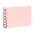 Goldbuch Bella Vista Álbum de Pegar 24x17 cm Espiral 40 hojas blancas Rosa