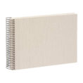 Goldbuch Bella Vista Álbum de Pegar 24x17 cm Espiral 40 hojas blancas Gris Claro
