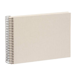 Goldbuch Bella Vista Álbum de Pegar 24x17 cm Espiral 40 hojas blancas Gris Claro