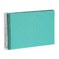Goldbuch Bella Vista Álbum de Pegar 24x17 cm Espiral 40 hojas negras Aqua