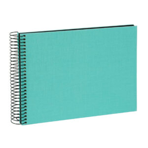 Goldbuch Bella Vista Álbum de Pegar 24x17 cm Espiral 40 hojas negras Aqua