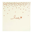 Goldbuch Wedding Raining Hearts Álbum de Pegar 30x31 cm 60 hojas blancas Melocotón