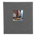 Goldbuch Bella Vista Álbum de Pegar 30x31 cm 60 hojas negras Gris