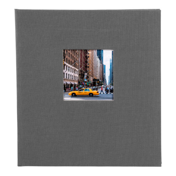 Goldbuch Bella Vista Álbum de Pegar 30x31 cm 60 hojas negras Gris