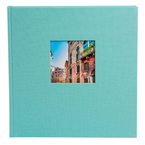 Goldbuch Bella Vista Álbum de Pegar 30x31 cm 60 hojas blancas Aqua