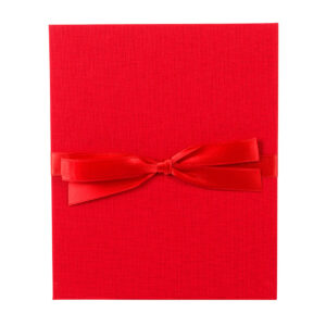 Goldbuch Leporello Linum Álbum de Pegar 16x19 cm cartulina negra Rojo