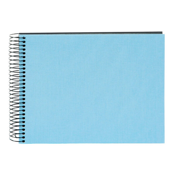 Goldbuch Bella Vista Álbum de Pegar 24x17 cm Espiral 40 hojas negras Azul Cielo