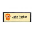 Gamax Identificador Personalizable Antracita 64x22 mm