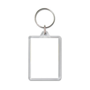 Gamax Llavero Acrílico Personalizable CR-50 35x50mm  Bolsa con 100 unidades