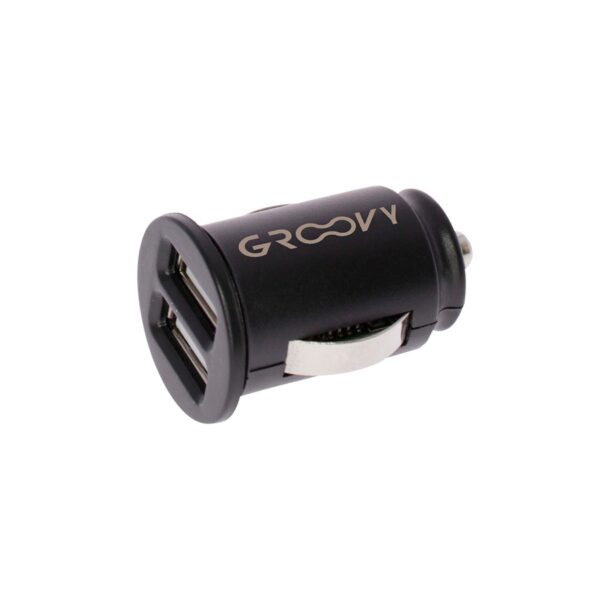 Groovy Cargador Coche 2xUSB 2