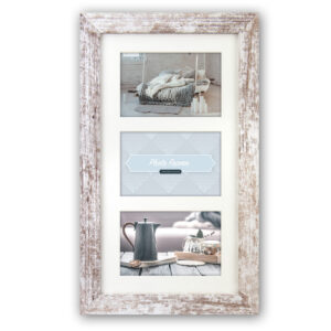 Zep Nelson 6 3Q Marco Fotos Madera 3x 10x15 cm Blanco