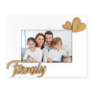 Zep Family EN Marco Fotos Madera  10x15 cm Blanco