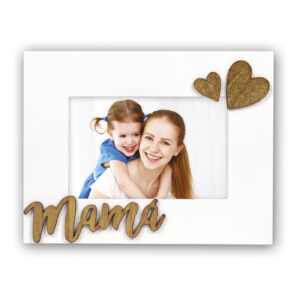 Zep Mama ES Marco Fotos Madera  10x15 cm Blanco