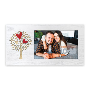 Zep Lucia Horizontal Marco Fotos Madera  10x15 cm Blanco