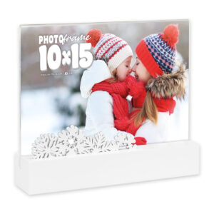 Zep Dobbiaco Marco Fotos Madera-Acrílico 10x15 cm Horizontal Blanco Navidad