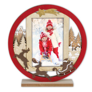 Zep Heidi  Marco Fotos Madera 10x15 cm (23x24) Rojo Navidad