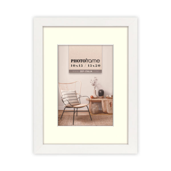 Zep Malmo Marco Fotos Madera  10x15 / 15x20 cm  Blanco