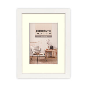 Zep Malmo Marco Fotos Madera  15x20 / 20x30 cm  Blanco
