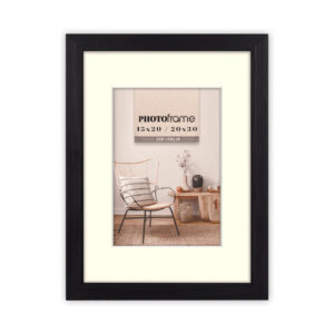Zep Malmo Marco Fotos Madera  15x20 / 20x30 cm  Negro