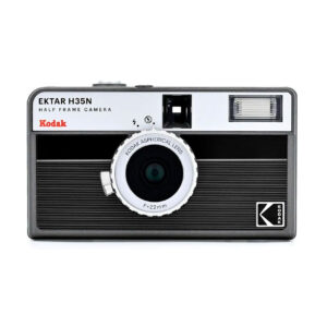 Kodak Ektar H35N Cámara Analógica 35mm Medio Formato Reusable con Flash Negra