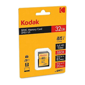 Kodak Tarjeta Memoria SDHC SD 32Gb  85 Mb/s C10 UHS-I U1 V10 Premium