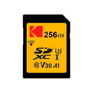 Kodak Tarjeta Memoria SDXC SD  256Gb 100 Mb/s C10 UHS-I U3 V30 Ultra