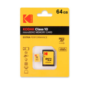 Kodak Tarjeta Memoria SDXC Micro    64Gb 85 Mb/s C10 UHS-I U1 V10 Premium