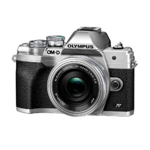 Olympus Cámara Evil OM-D E-M10 Mark IV Plata Objetivo14-42 EZ Plata