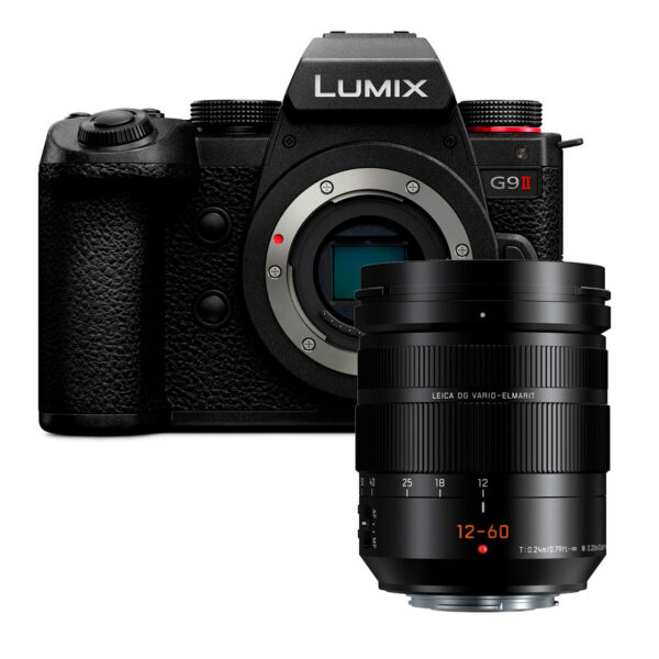 Panasonic Cámara Evil Lumix G9II + Obj. 12-60mm f2.8-4.0 Negra (sds)