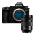 Panasonic Cámara Evil Lumix S5II + Objetivo 24-105mm Pro Res Negra