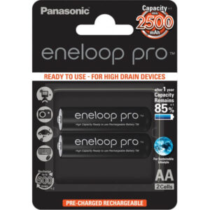 Panasonic Eneloop Pro Pila Recargable R6/AA NiMh 2500mAh 1