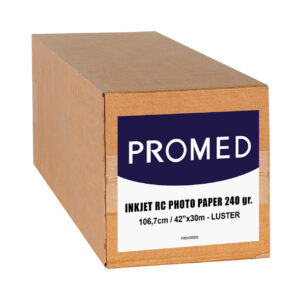 Promed Papel Inkjet RC Photo 240 gr.  42"/1067mm x 30 Mts Lustre 1 Bobina