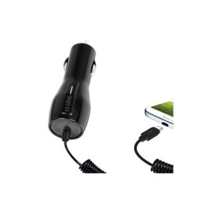SBS Cargador Coche Conector MicroUSB 12/24V 1000 mAh Negro